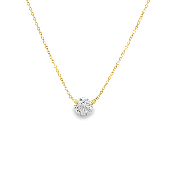 Dancing Diamond Necklace