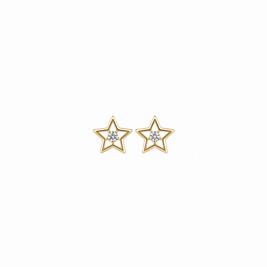 Diamond Star Piercing/Earring