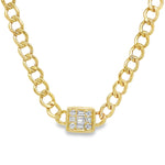 Load image into Gallery viewer, Cuban Chain Diamond Necklace
