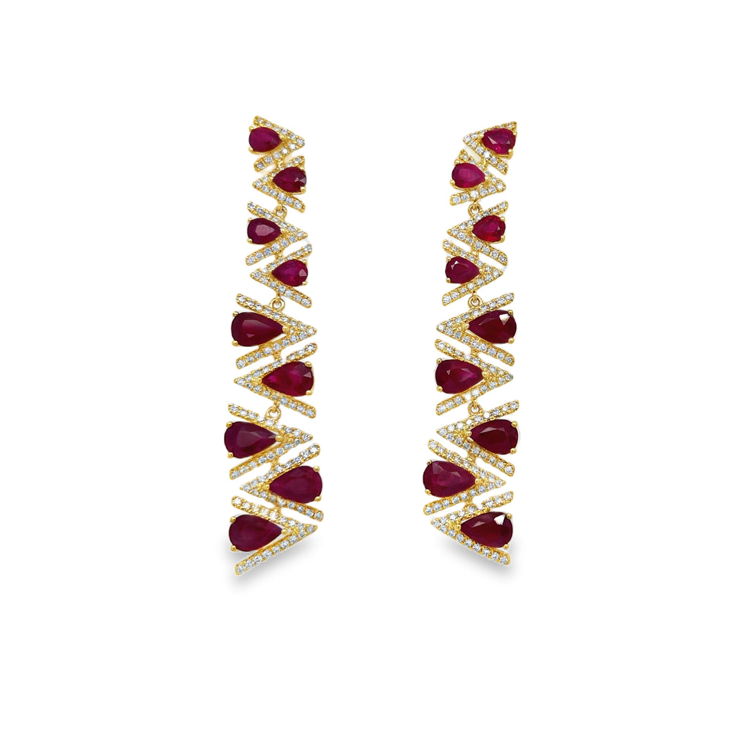 Ruby Imperial Earrings