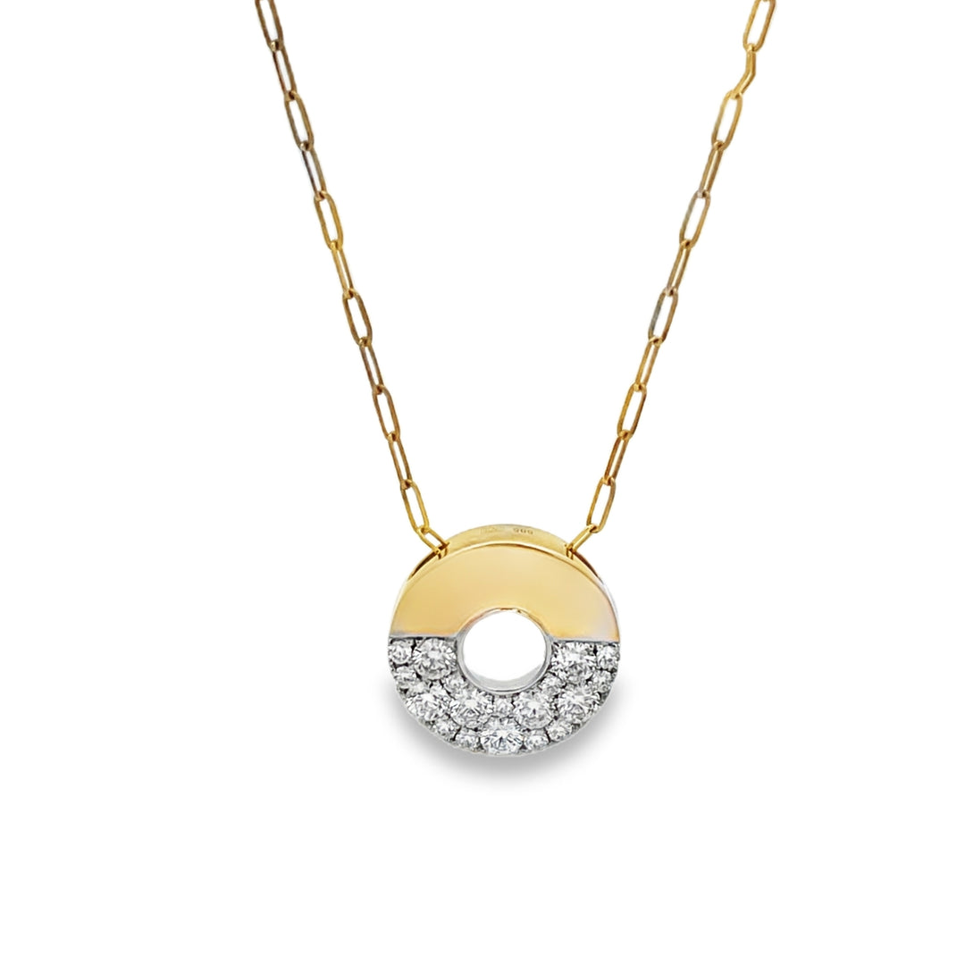 Donut Paperclip Necklace