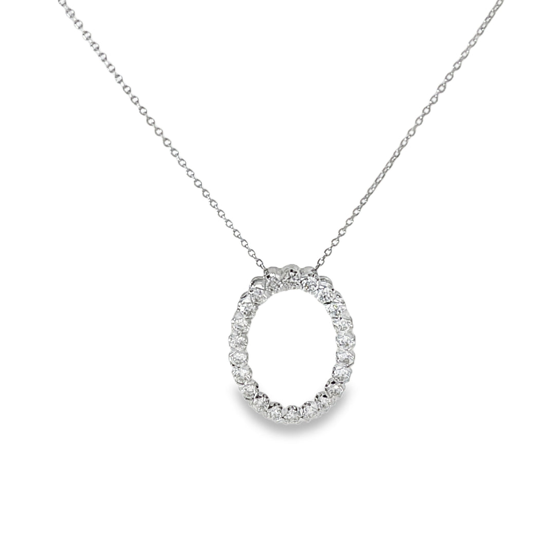 Oval of Life Diamond Necklace