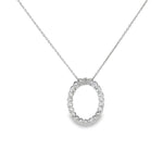 Load image into Gallery viewer, Oval of Life Diamond Necklace
