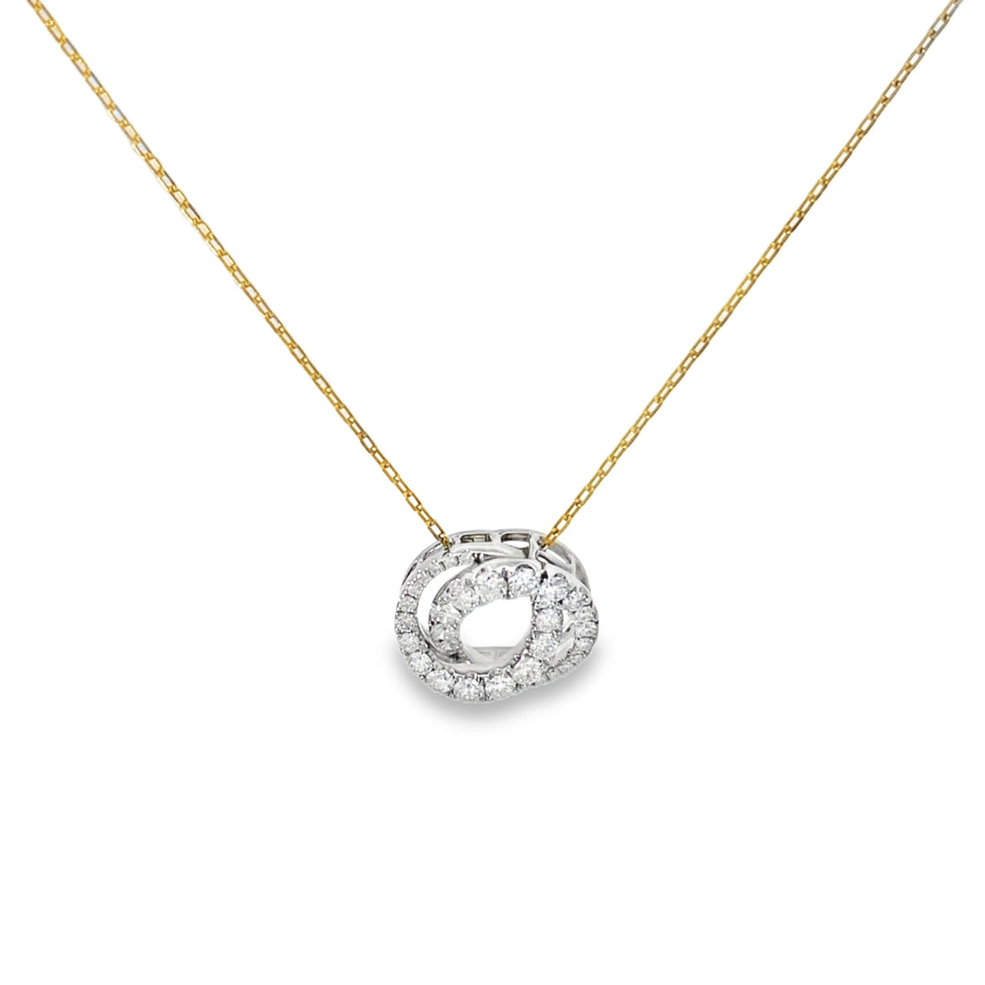 Overlap Diamond Necklace