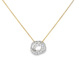 Load image into Gallery viewer, Overlap Diamond Necklace
