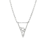 Load image into Gallery viewer, Triad Paperclip Necklace
