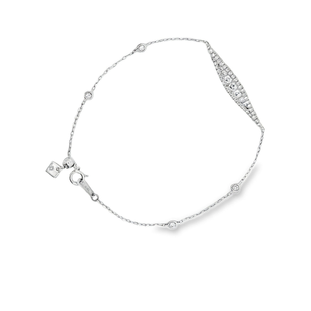 Elongated Diamond Bracelet
