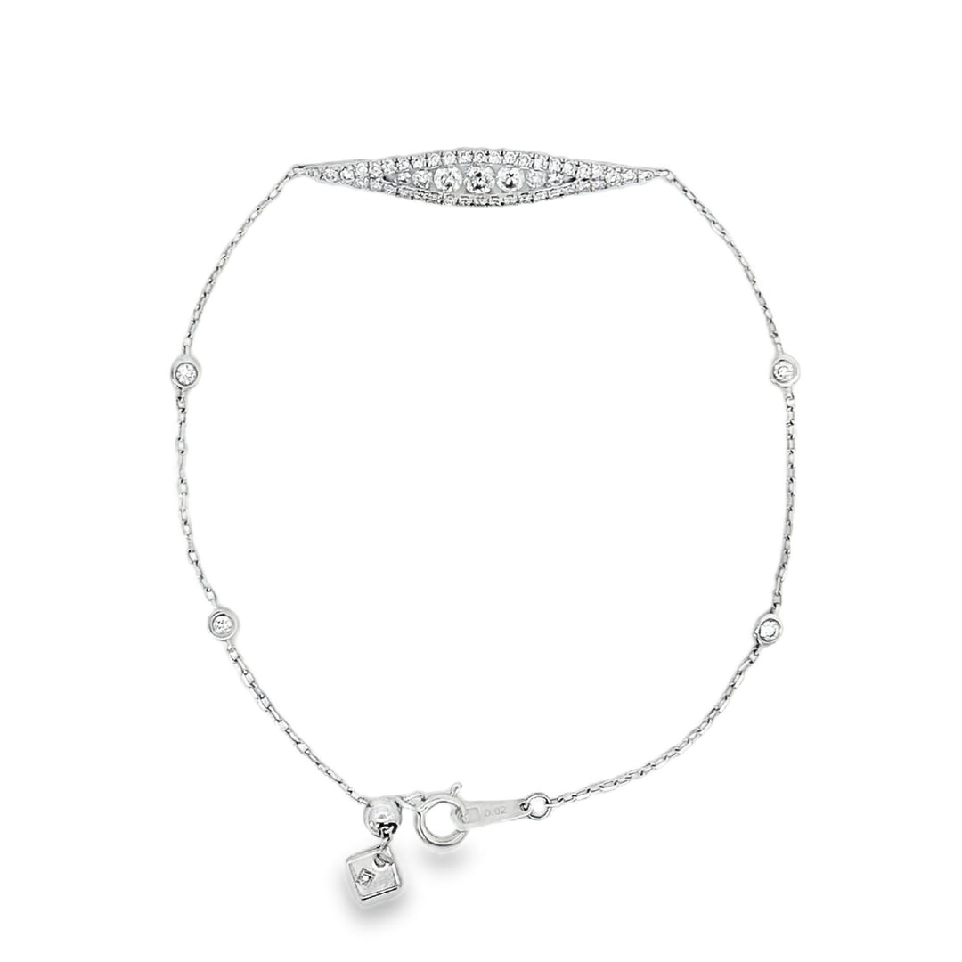 Elongated Diamond Bracelet
