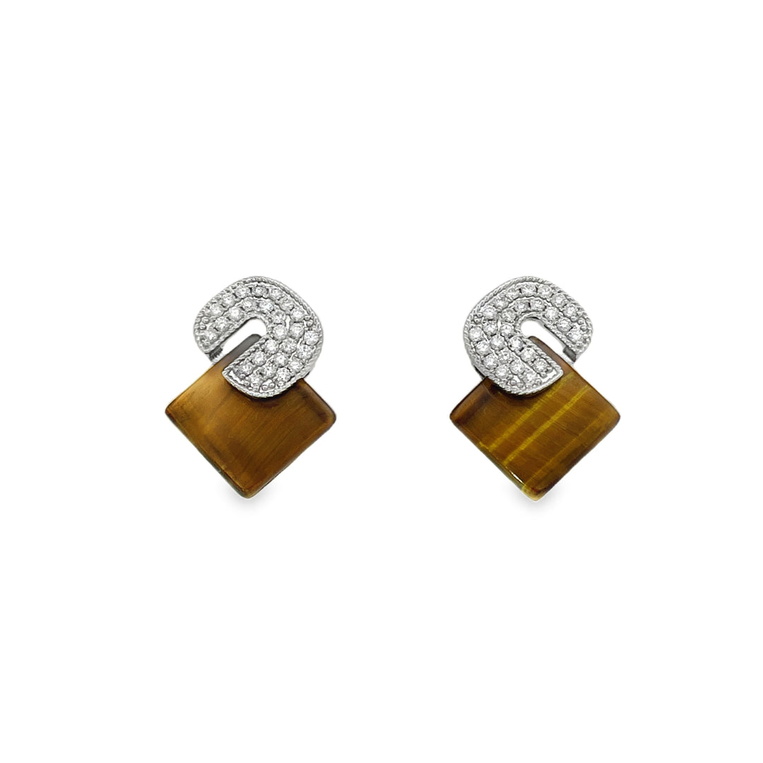 Tiger's Eye Earrings