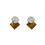 Load image into Gallery viewer, Tiger's Eye Earrings
