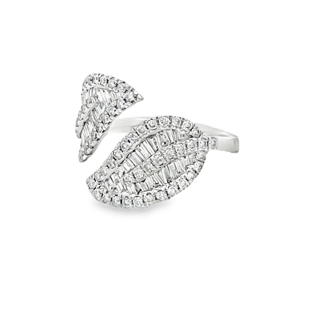 Diamond Leaf Ring