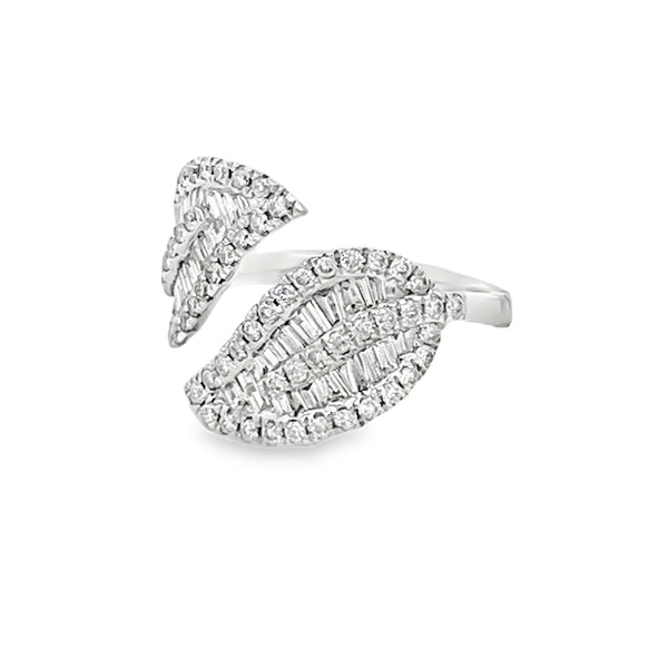 Diamond Leaf Ring
