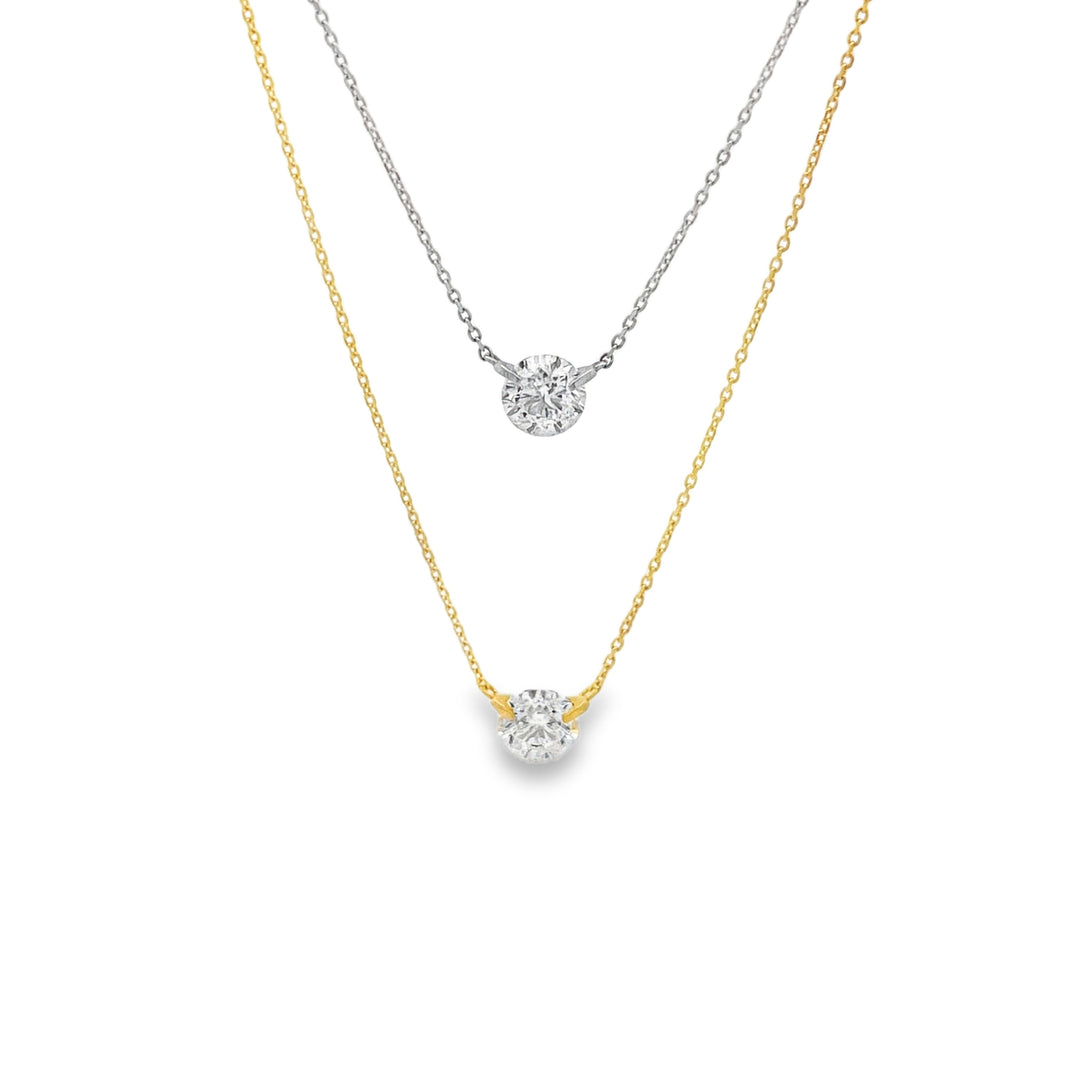 Dancing Diamond Necklace