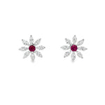 Load image into Gallery viewer, Flower Studs
