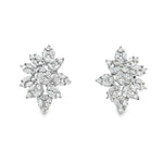 Load image into Gallery viewer, Diamond Cluster Earrings
