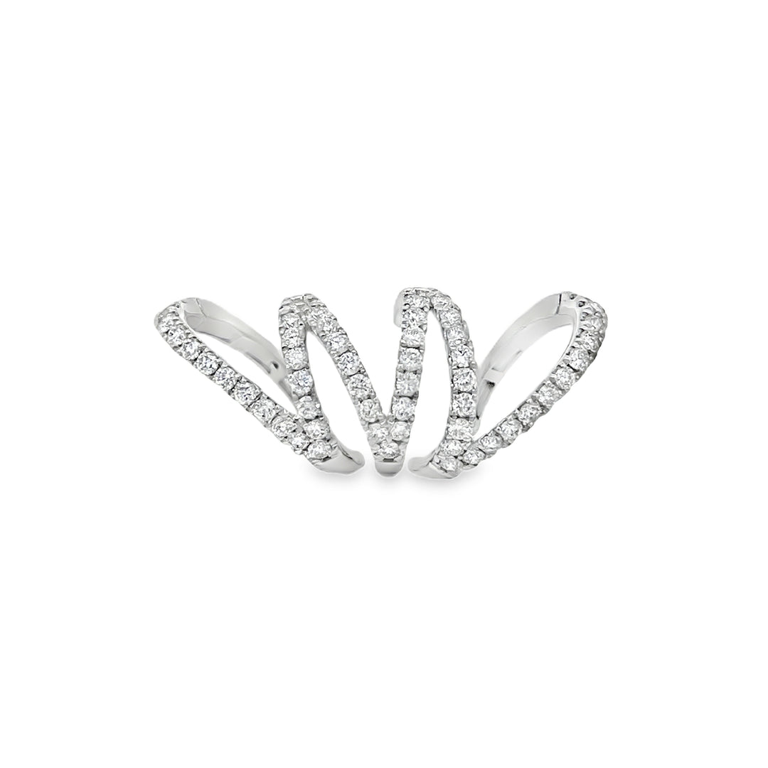 Zig Zag Diamond Earcuff