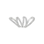 Load image into Gallery viewer, Zig Zag Diamond Earcuff
