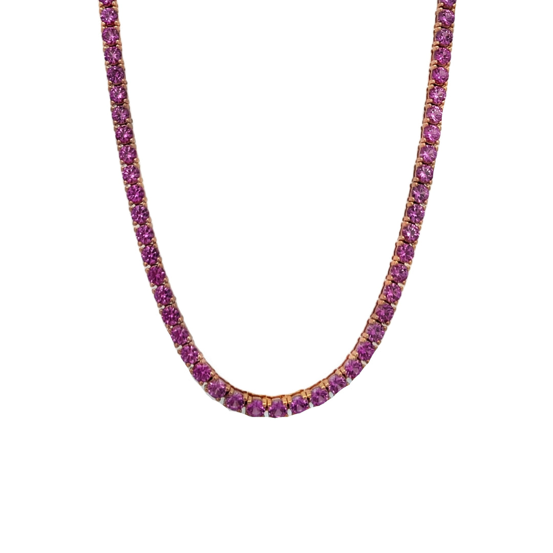 Pink Sapphire Choker