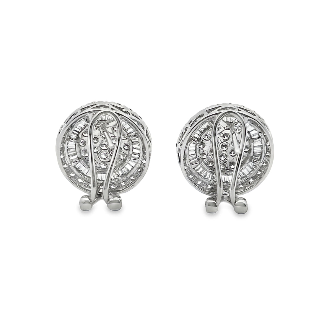 XL Illusion Stud Earrings