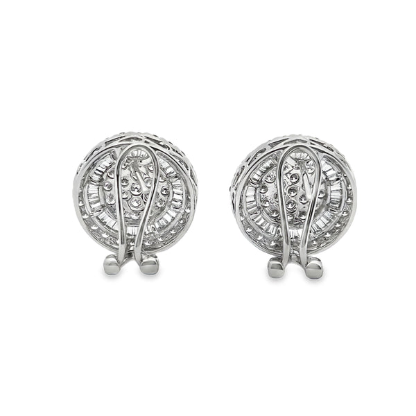 XL Illusion Stud Earrings