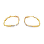 Load image into Gallery viewer, Large Diamond Hoops
