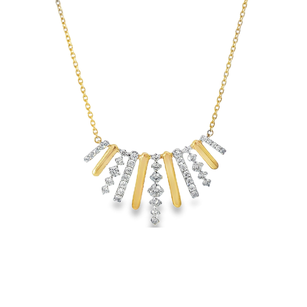 Sunbeam Diamond Necklace
