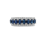 Load image into Gallery viewer, Sapphire &amp; Diamond Eternity Ring
