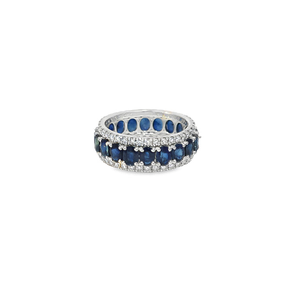 Sapphire & Diamond Eternity Ring