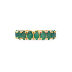 Load image into Gallery viewer, Emerald Eternity Ring
