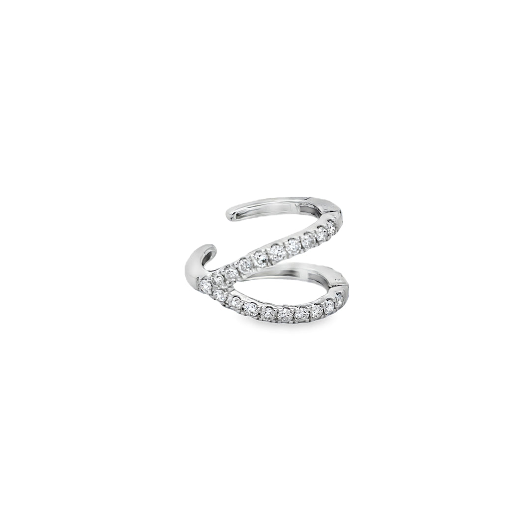 Wishbone Diamond Earcuff