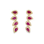 Load image into Gallery viewer, Ruby Drop Earrings
