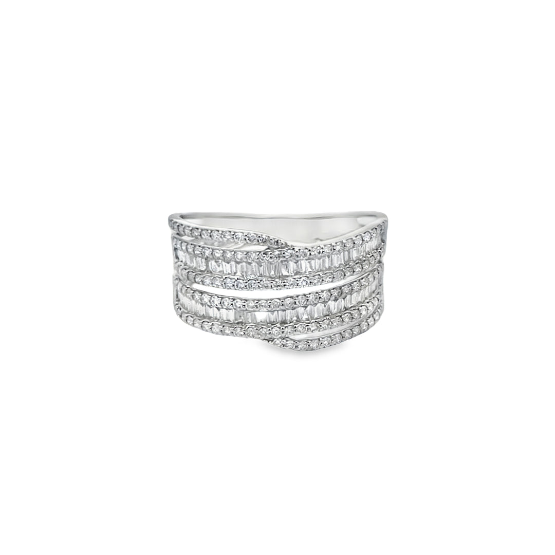Double Diamond Baguette Ring
