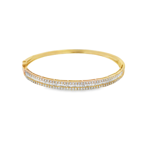 Baguette Diamond Bangle