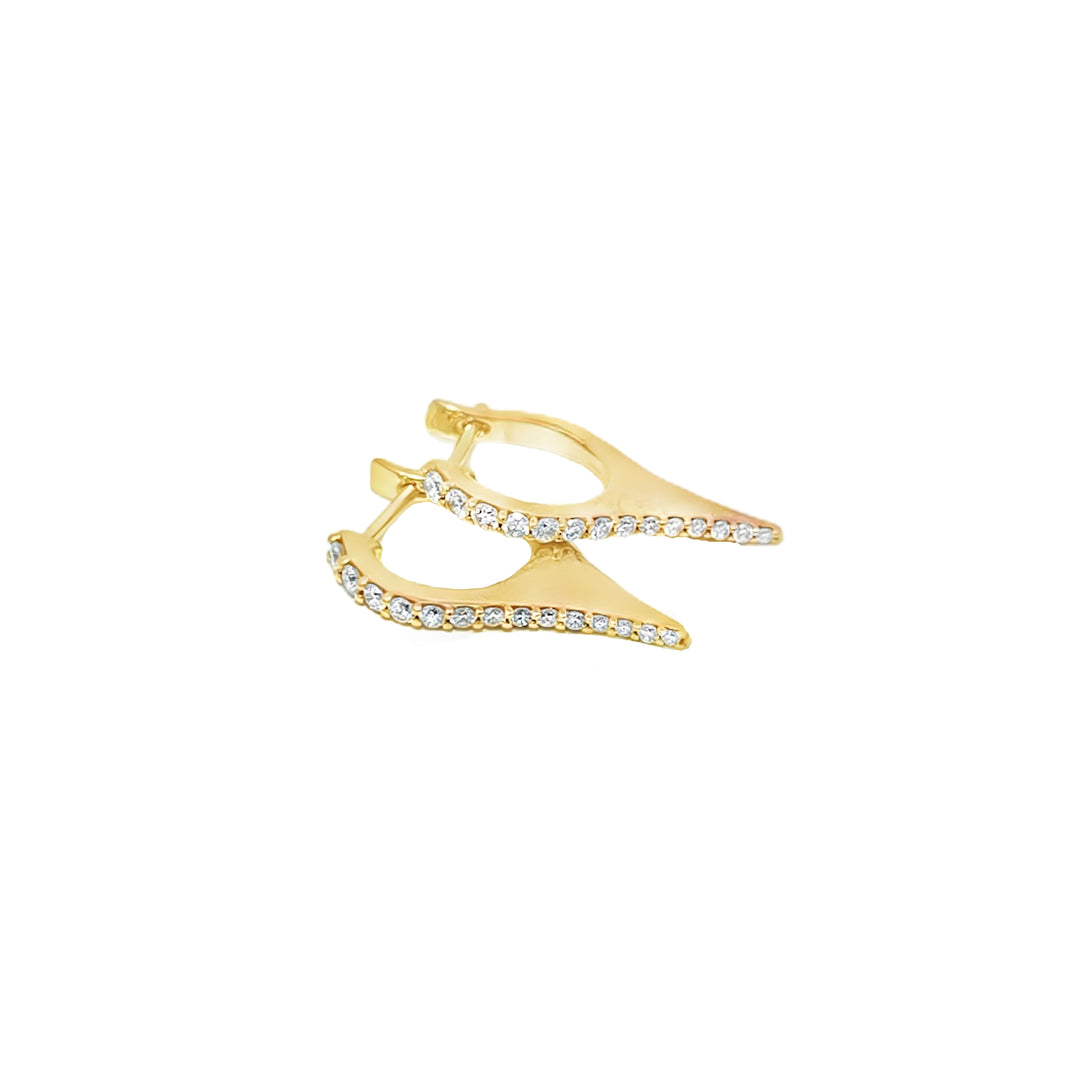 Knife Diamond Piercing/Earrings