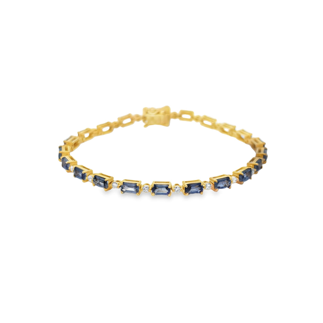 Sapphire & Diamond Bracelet