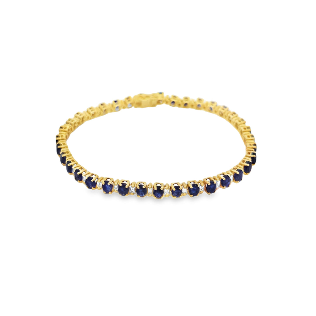 Sapphire & Diamond Bracelet