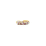 Load image into Gallery viewer, Pink Sapphire &amp; Diamond Earcuff

