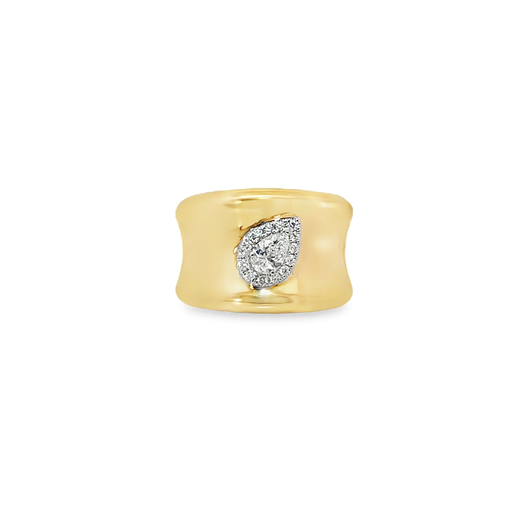 Pear Shape Diamond Ring