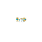 Load image into Gallery viewer, Turquoise &amp; Diamond Earcuff
