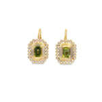 Load image into Gallery viewer, Gem &amp; Diamond Drop Earrings
