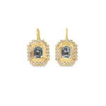 Load image into Gallery viewer, Gem &amp; Diamond Drop Earrings
