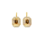 Load image into Gallery viewer, Gem &amp; Diamond Drop Earrings
