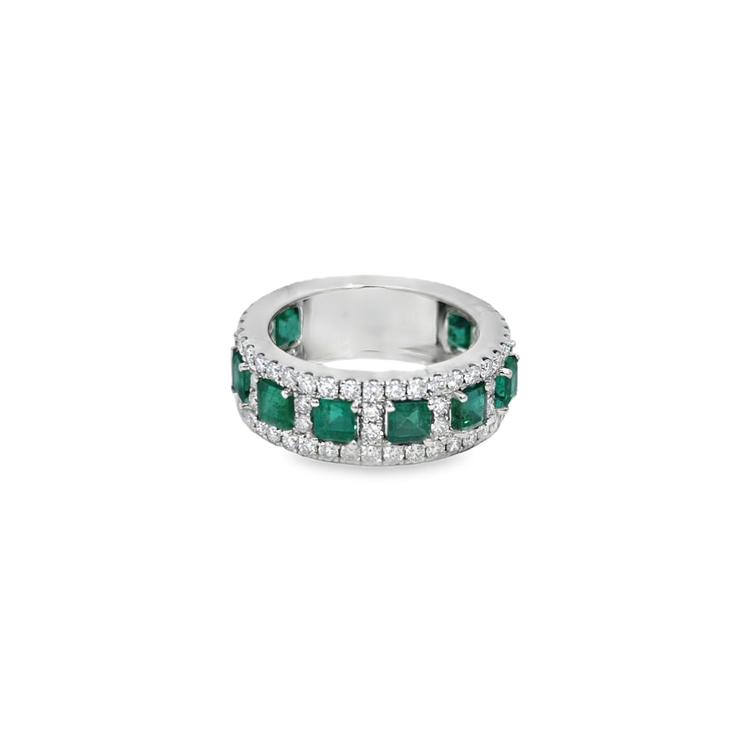 Emerald & Diamond Ring
