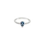 Load image into Gallery viewer, Swiss Topaz Bezel Ring
