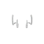 Load image into Gallery viewer, Diamond Double Earrings

