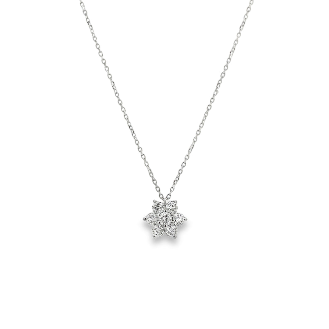 Diamond Snowflake Necklace