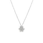Load image into Gallery viewer, Diamond Snowflake Necklace
