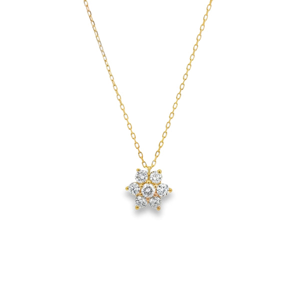 Diamond Snowflake Necklace