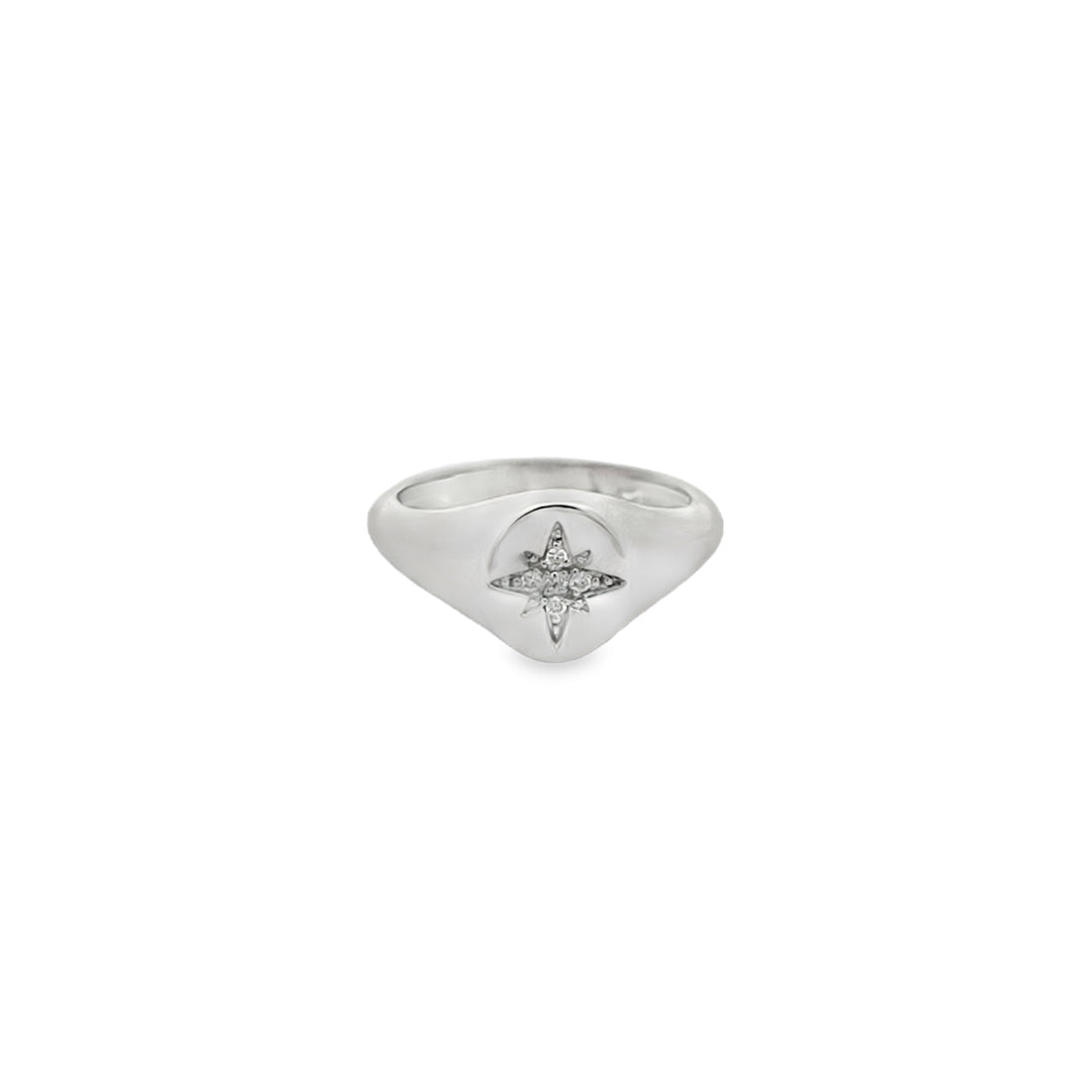 Northern Star Signet Pinky Ring