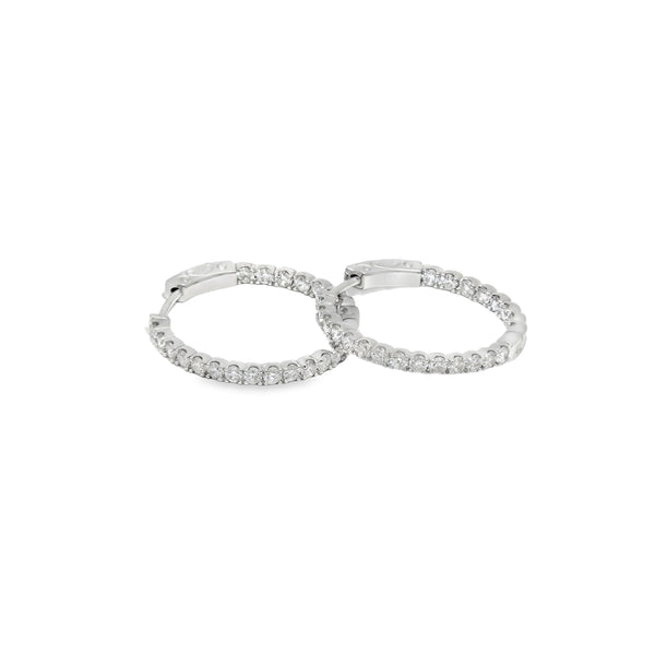 Diamonds Eternity Hoops